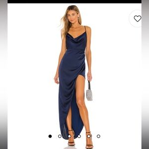 NBD navy blue dress Size small